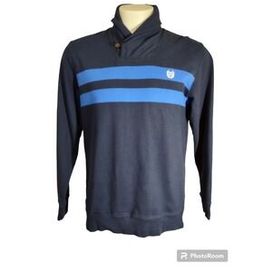 Chaps Ralph Lauren Sweatshirt  Fleece  Embroidered Logo Men's Medium Mock Neck